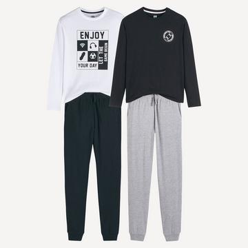 2er-Pack Schlafanzüge mit Gaming-Prints