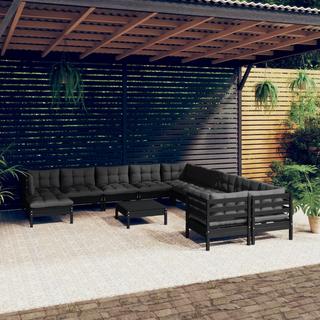 VidaXL Salon de jardin bois  