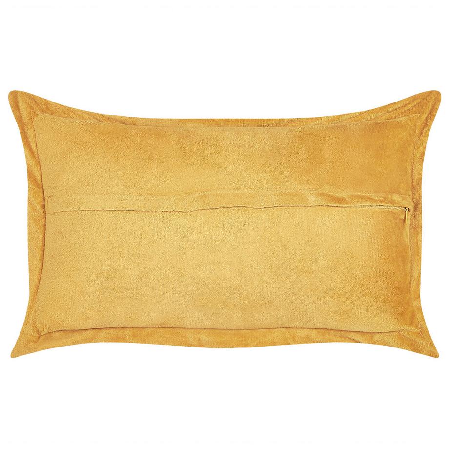 Beliani Set di 2 cuscini en Velluto a coste Retrò ZINNIA  