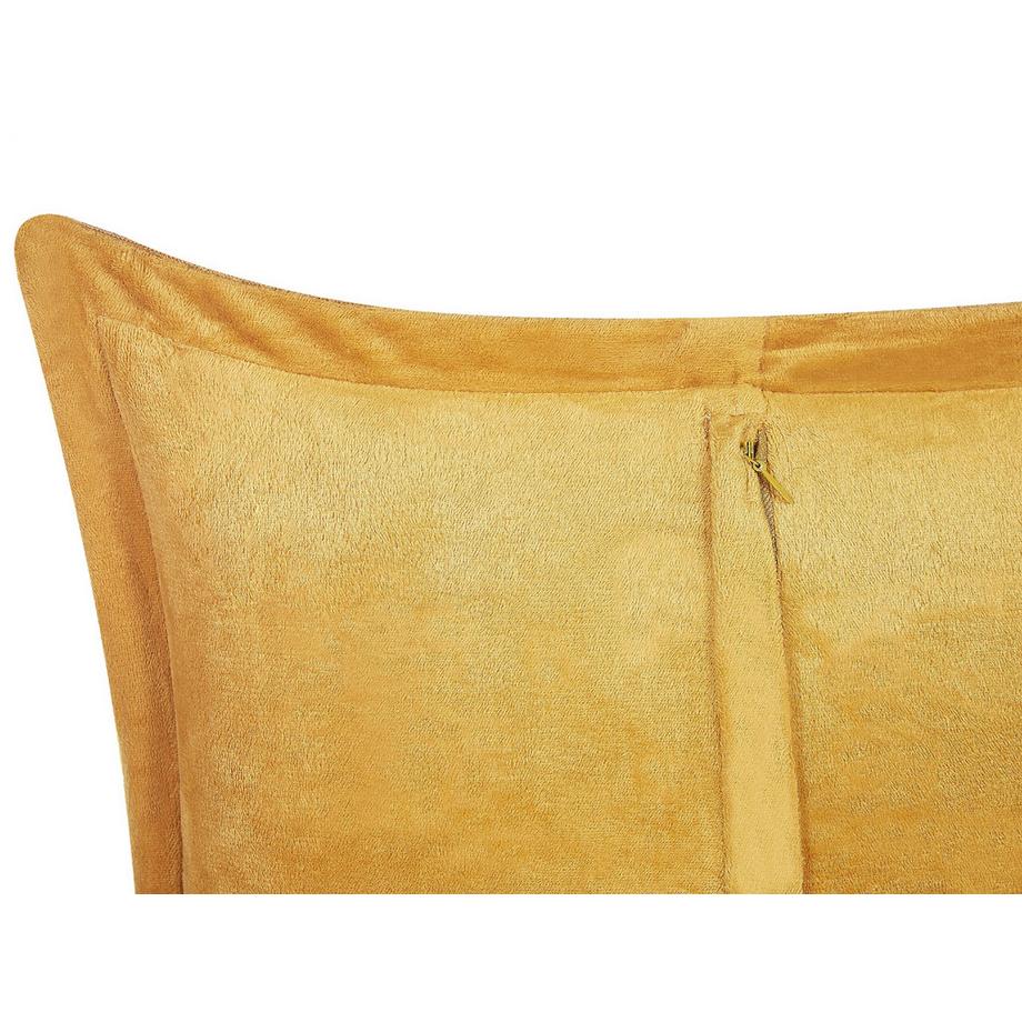 Beliani Set di 2 cuscini en Velluto a coste Retrò ZINNIA  