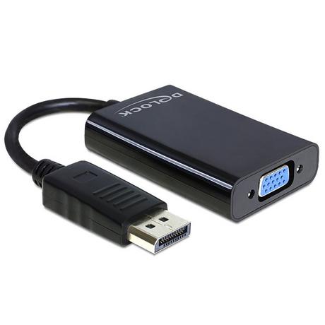 DeLock  DeLOCK 65439 Videokabel-Adapter VGA (D-Sub) DisplayPort Schwarz 