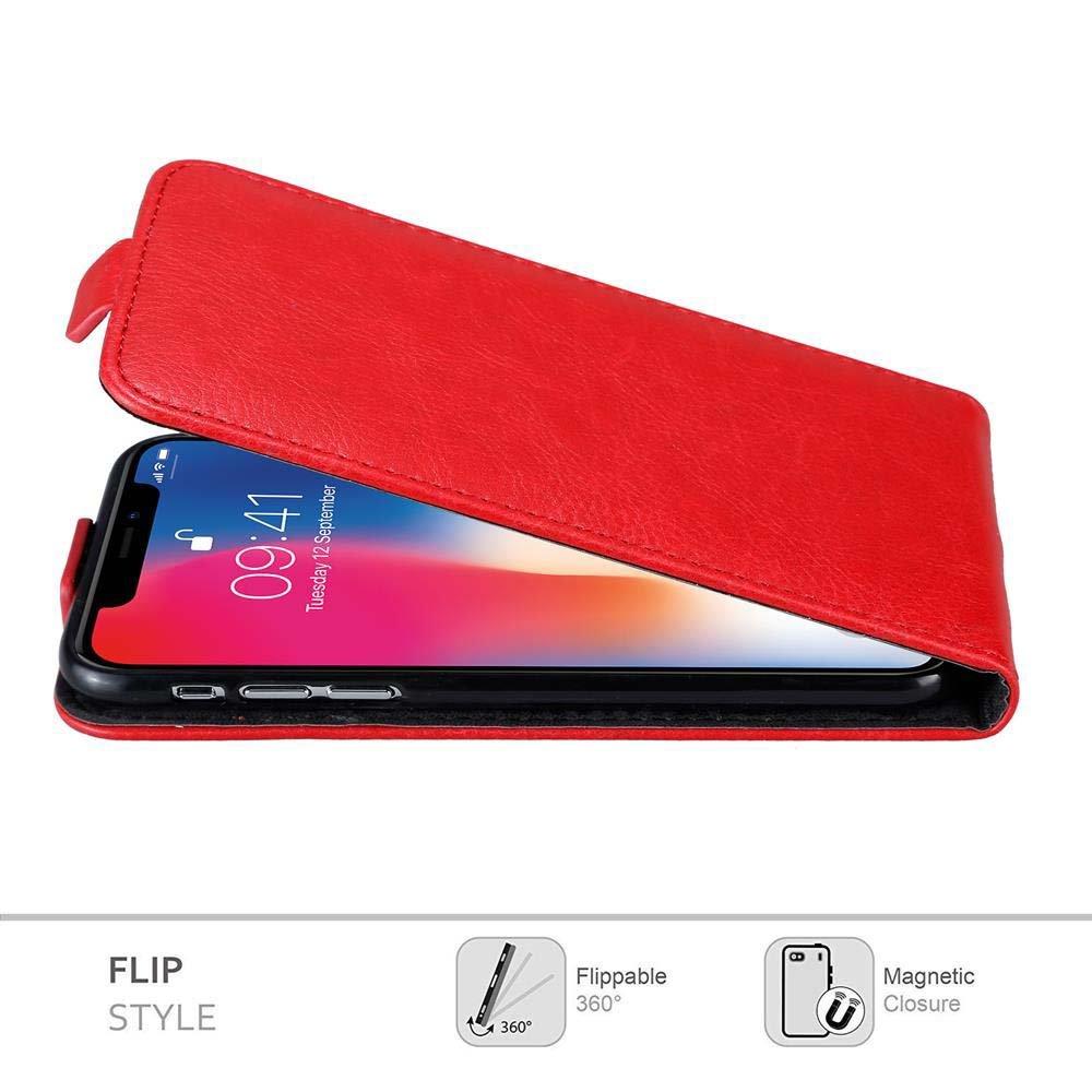 Cadorabo  Housse compatible avec Apple iPhone X / XS - Coque de protection au design flip avec fermeture magnétique 