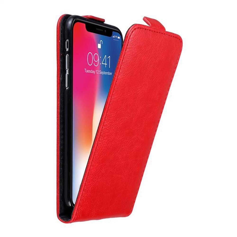 Cadorabo  Housse compatible avec Apple iPhone X / XS - Coque de protection au design flip avec fermeture magnétique 