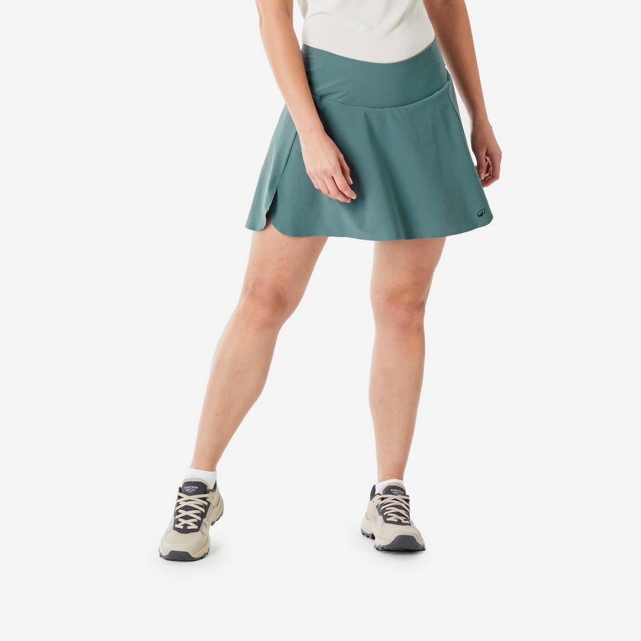 QUECHUA  Jupe-short femme randonnée - confort polyester 