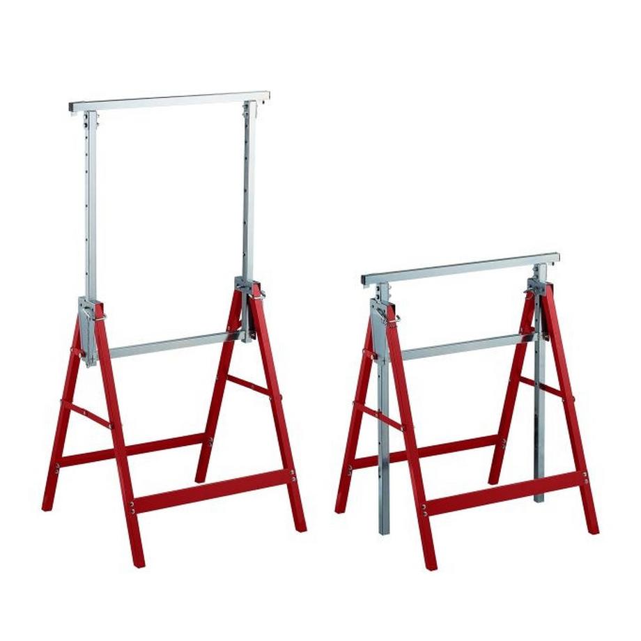 Northix  Cavalletti da lavoro rialzati e abbassati, set da 2 