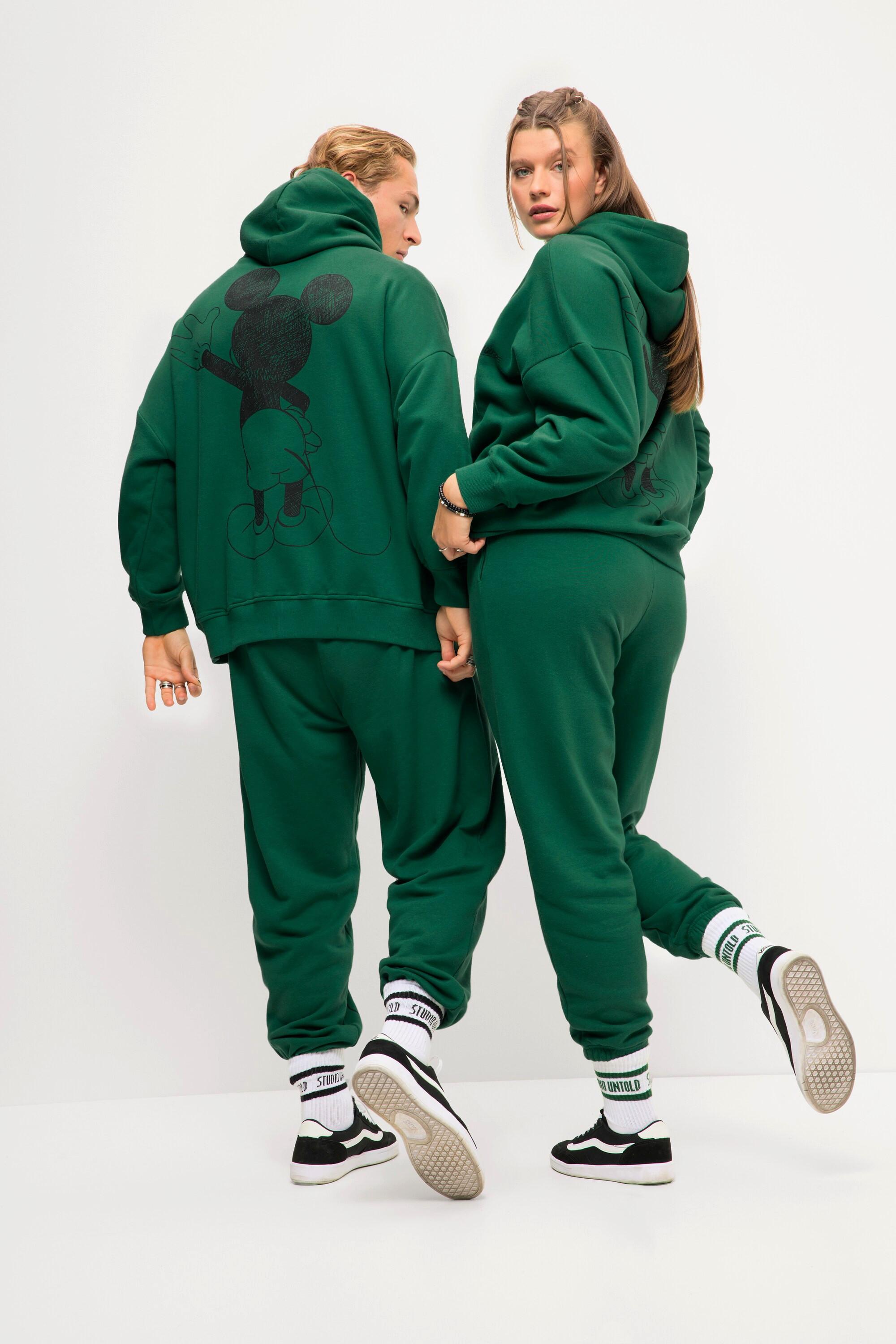 Studio Untold  Pantaloni unisex di felpa con Topolino, taglio della gamba ampio e cintura elastica 