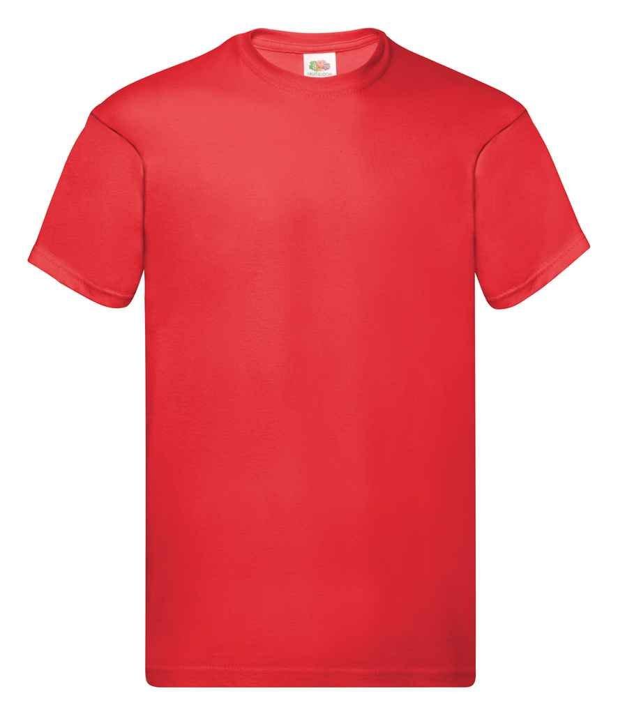 Image of Screen Stars Original Tshirt, Kurzarm Herren Rot Bunt S
