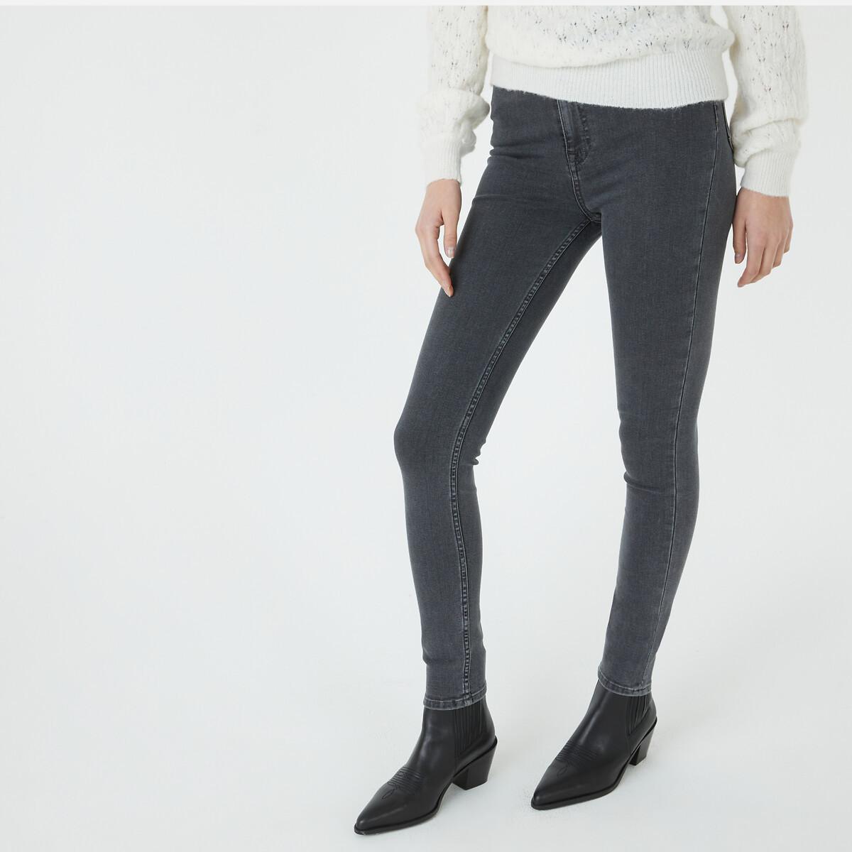 Image of Skinny-jeans Damen Grau 50