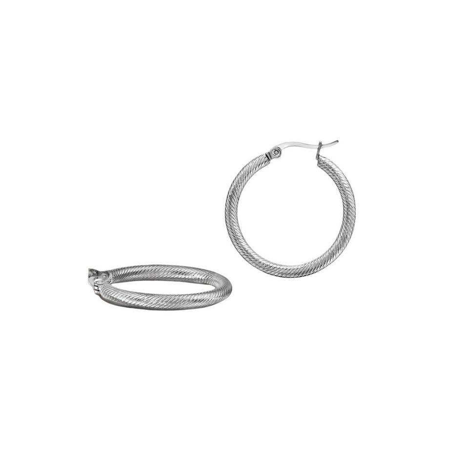 Maxte  Créoles en     à Motif Peau de Serpent avec Fermoir Français 