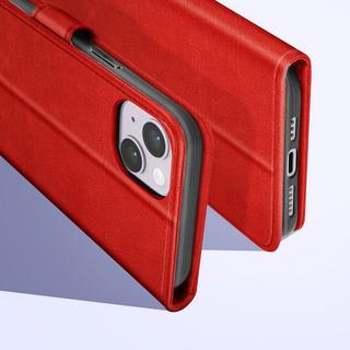 Avizar  Étui iPhone 14 Portefeuille Rouge 