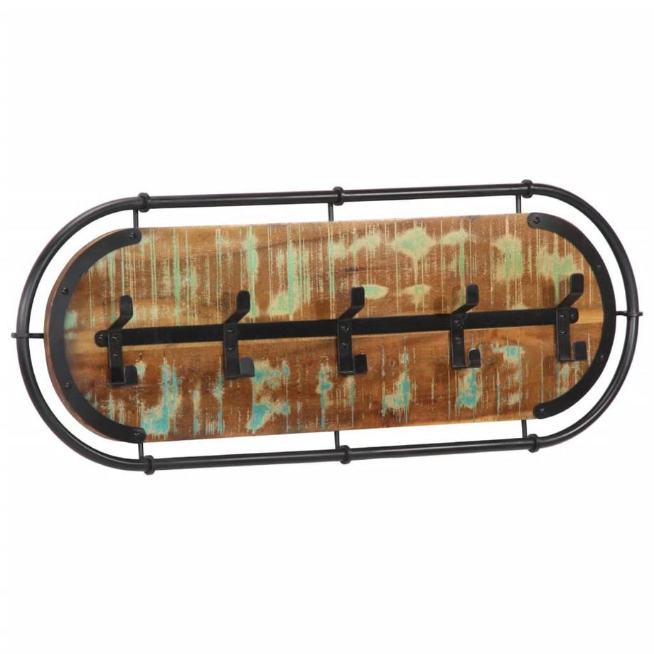 VidaXL attaccapanni Legno di recupero  