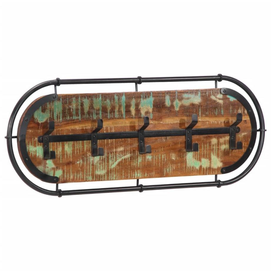 VidaXL attaccapanni Legno di recupero  