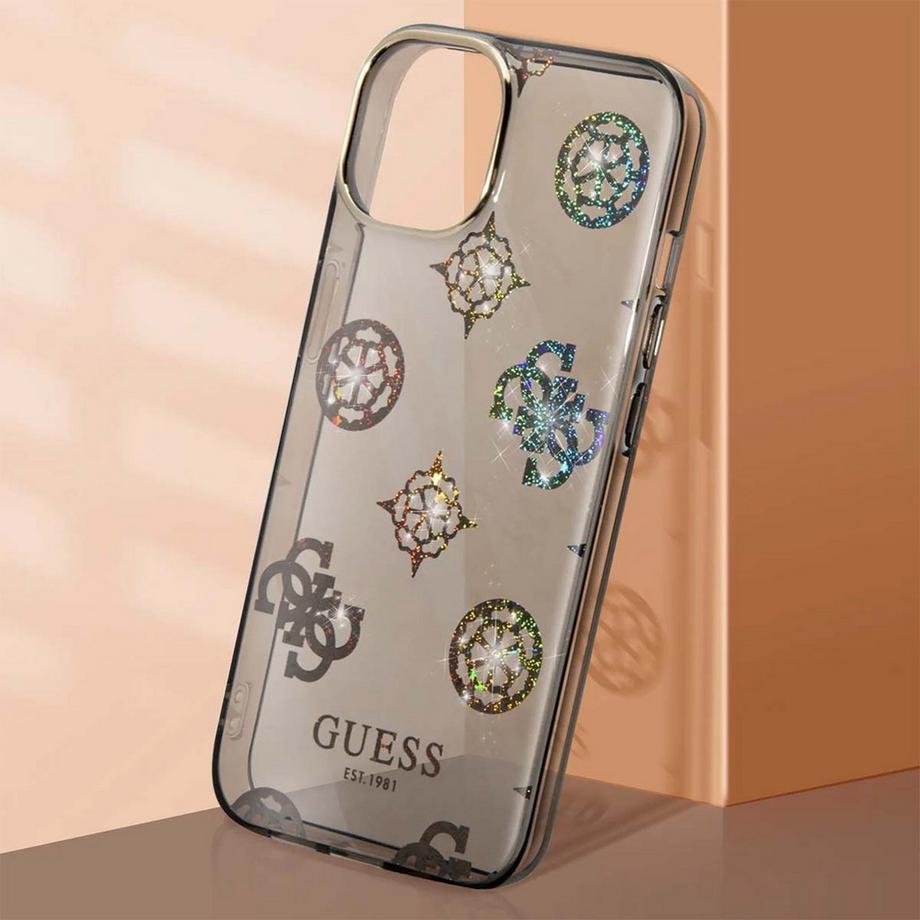 GUESS  Coque pour iPhone 14 Plus TPU Peony 