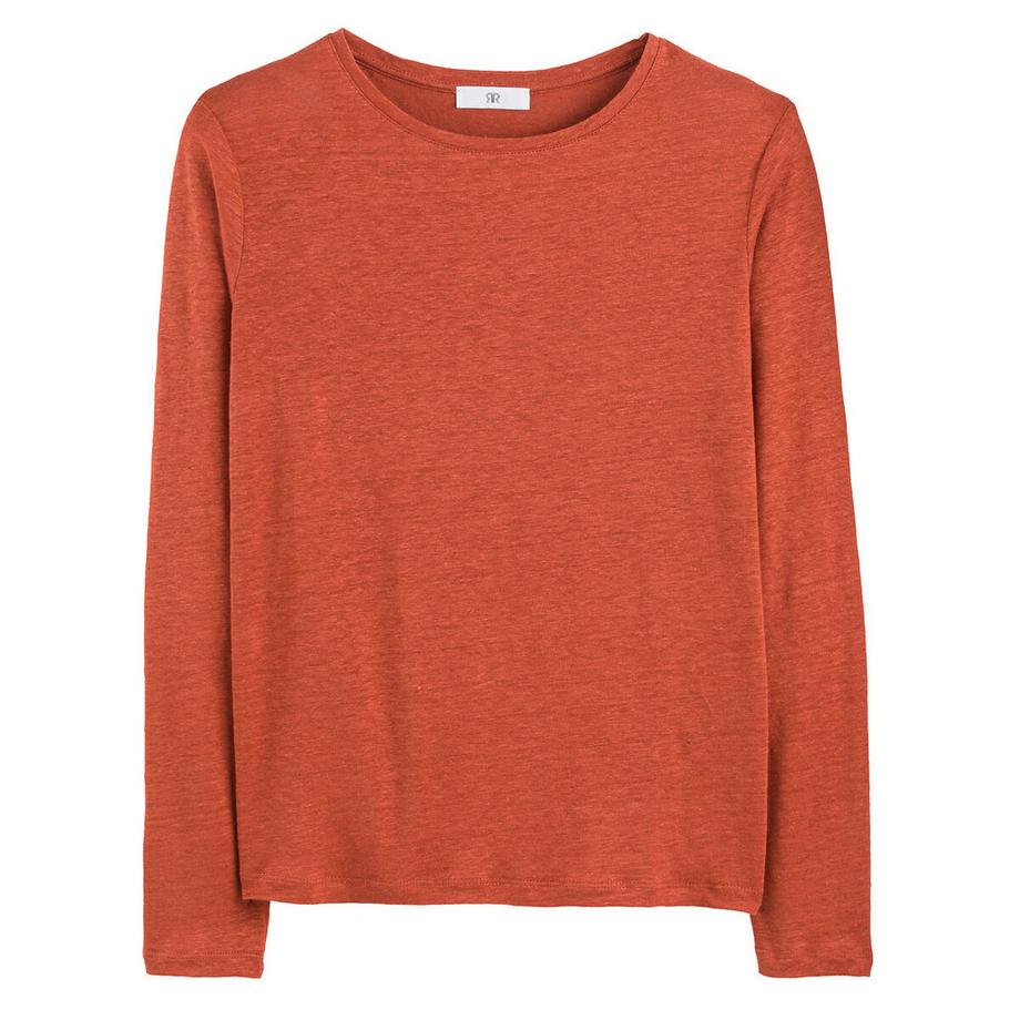 La Redoute Collections Langarm Rundhals Shirt  