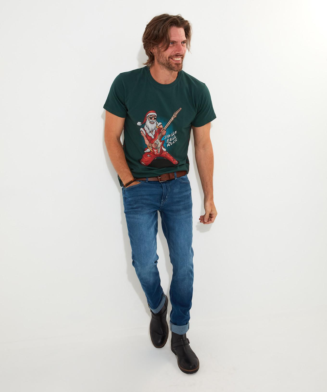 Joe Browns  Neuheit Rockin' Santa Grafik-Tee 