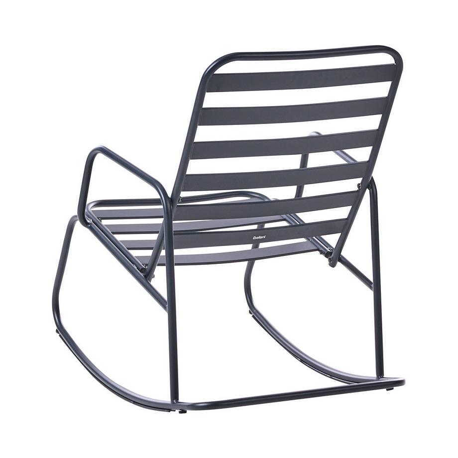 Beliani Fauteuil à bascule de jardin en Aluminium Moderne TURI  