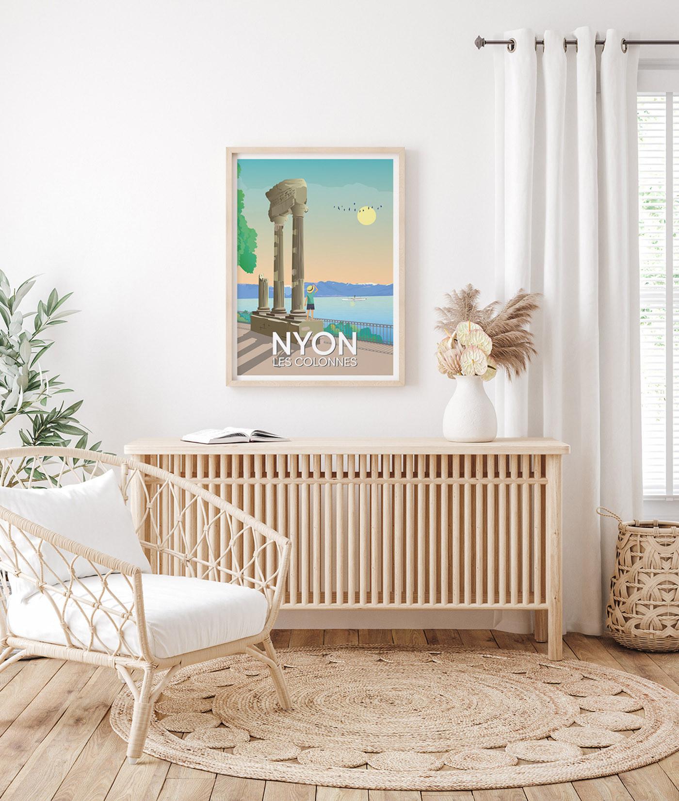 La-Jonx Nyon - Les Colonnes - Poster  