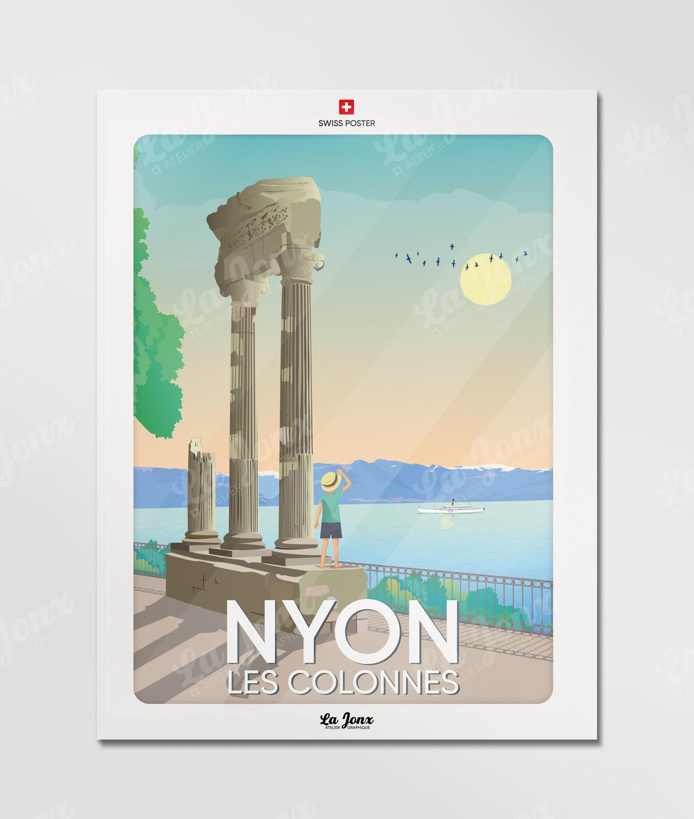 La-Jonx Nyon - Les Colonnes - Poster  