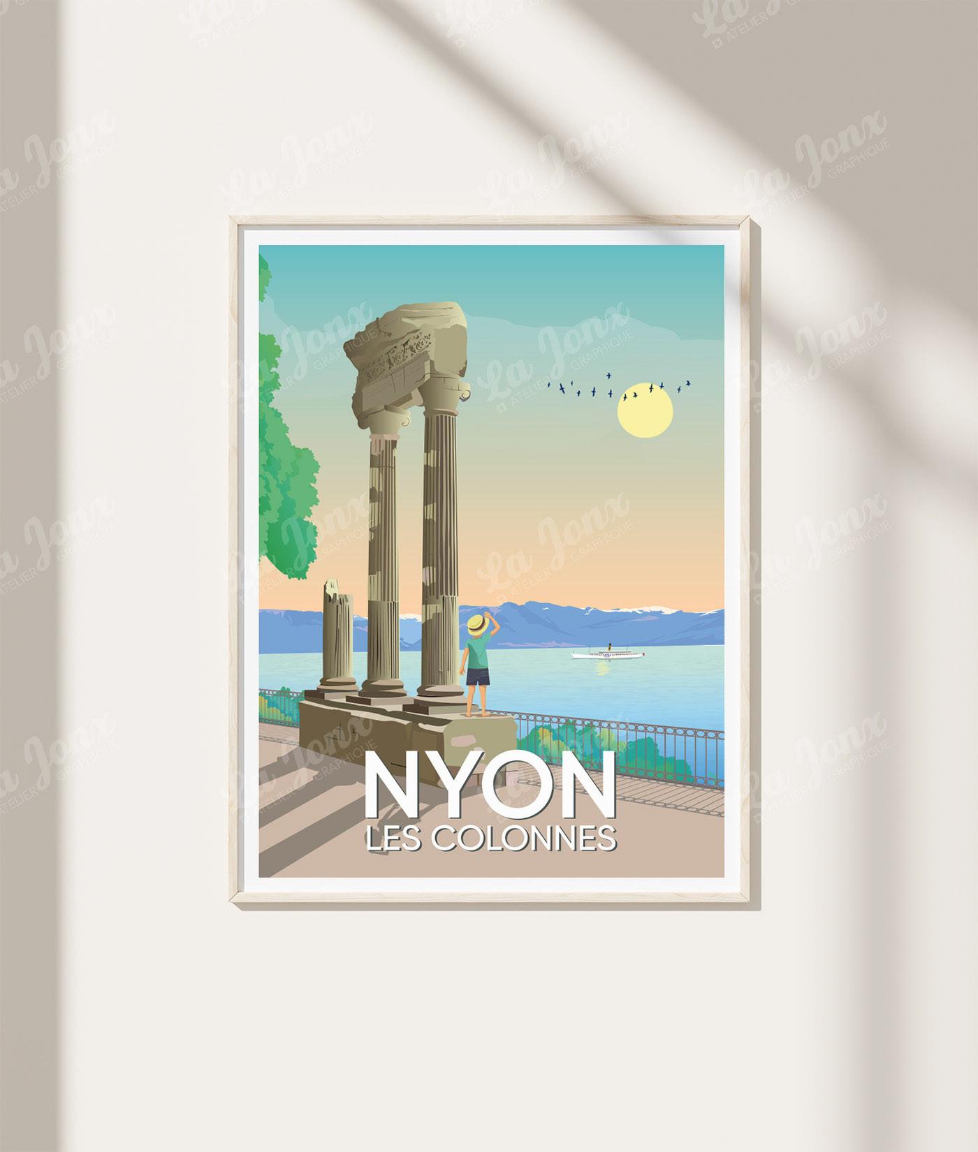 La-Jonx Nyon - Les Colonnes - Poster  