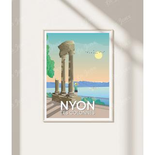 La-Jonx Nyon - Les Colonnes - Poster  
