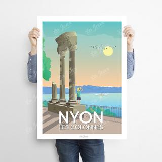 La-Jonx Nyon - Les Colonnes - Poster  