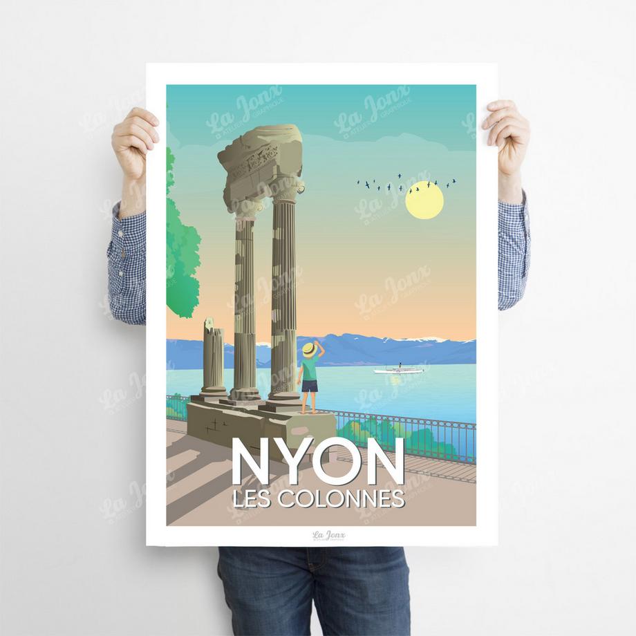 La-Jonx Nyon - Les Colonnes - Poster  