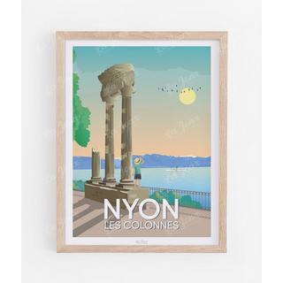 La-Jonx Nyon - Les Colonnes - Poster  