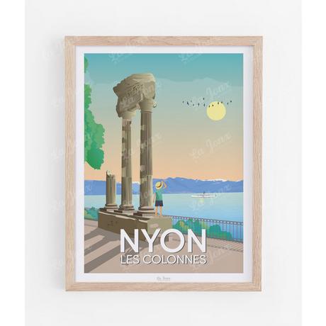 La-Jonx Nyon - Les Colonnes - Poster  