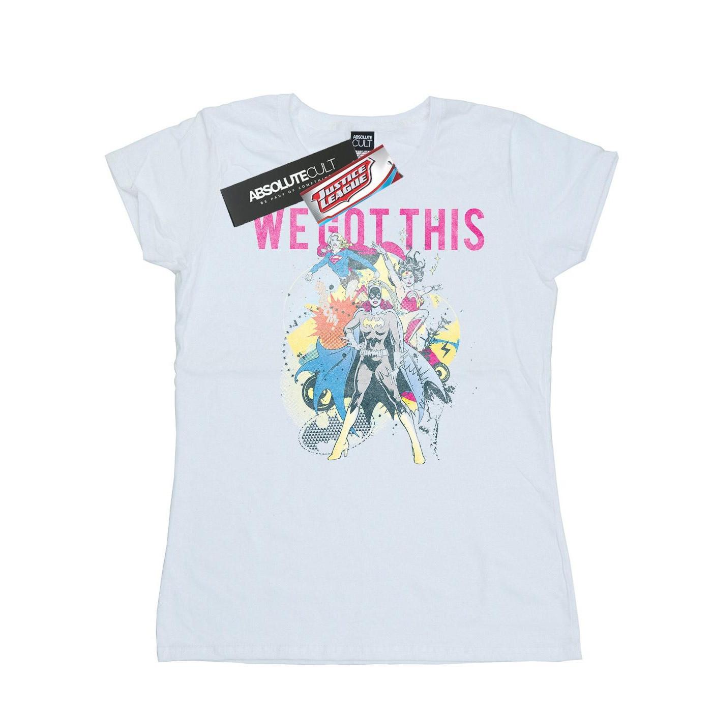 Image of Justice League We Got This Tshirt Damen Weiss XXL