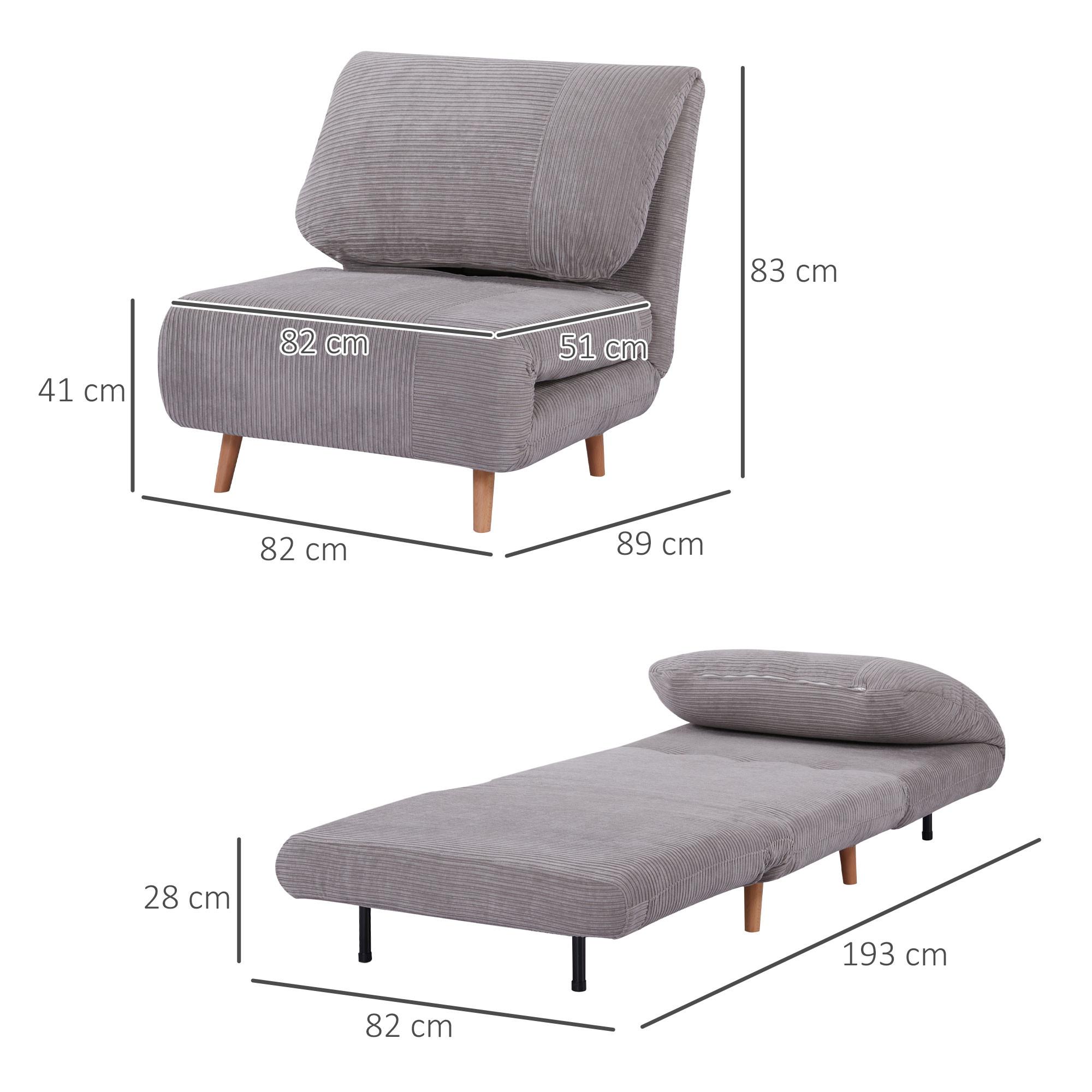 HOMCOM Chaise de couchage  