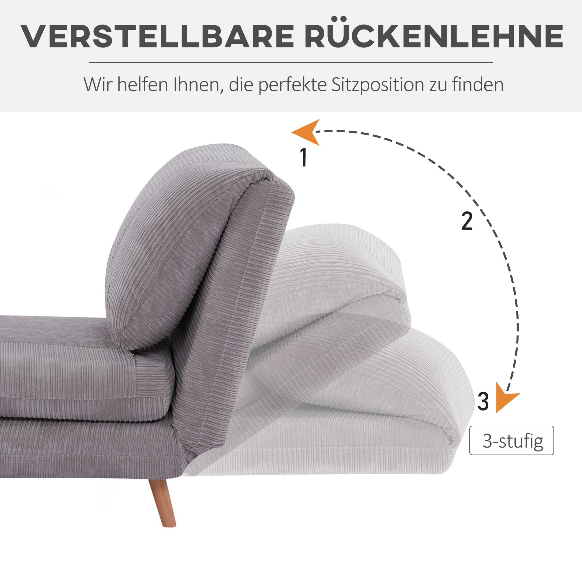 HOMCOM Chaise de couchage  