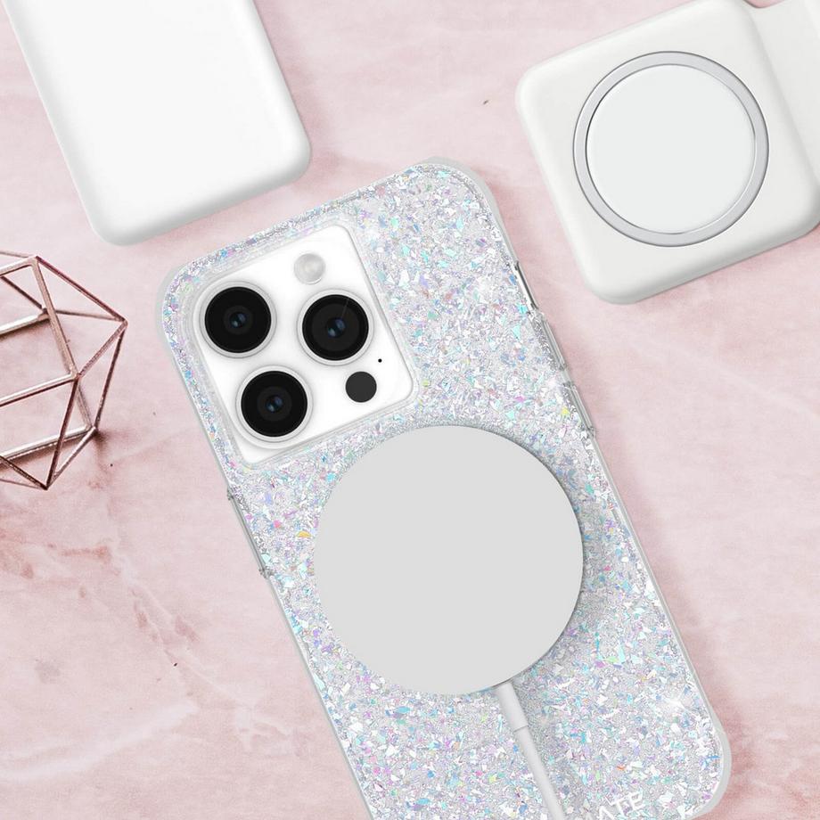 Case-Mate  Coque iPhone 15 Pro Case Mate Argent 