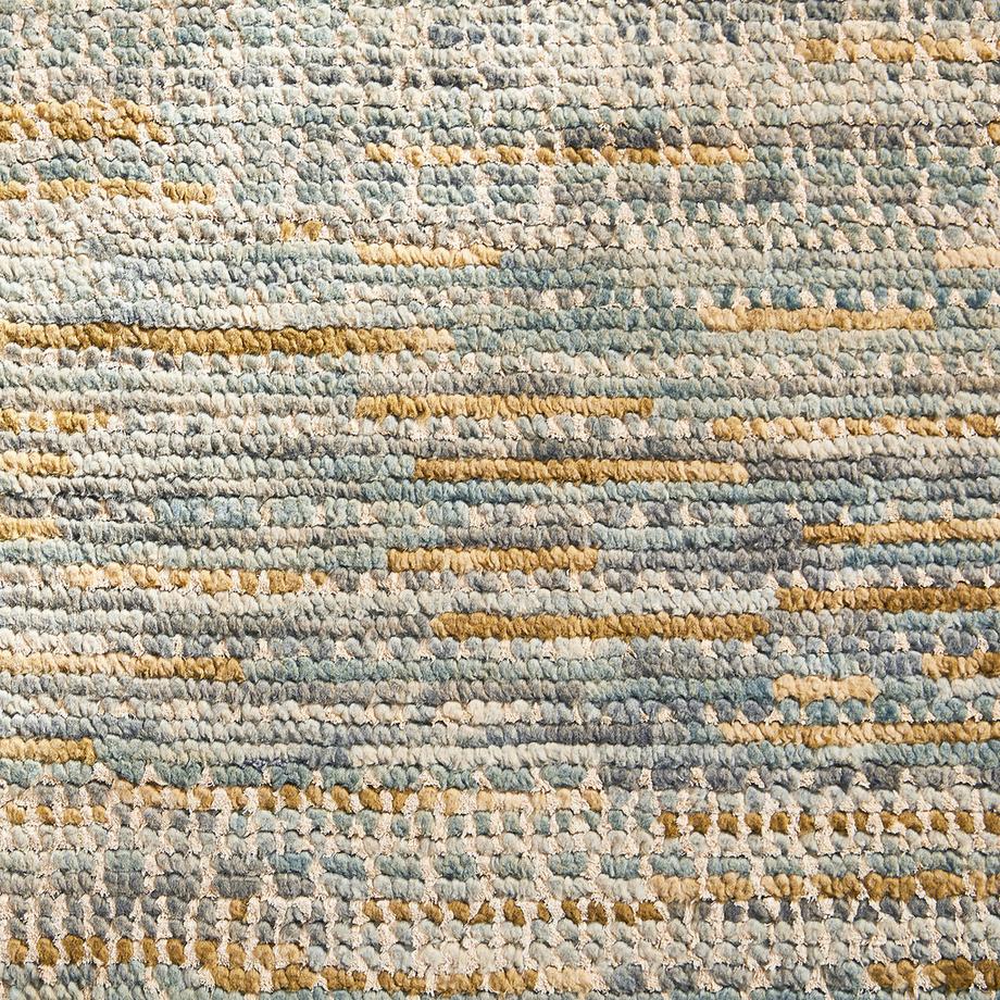 AM.PM Tapis noué laine et soie de sari  