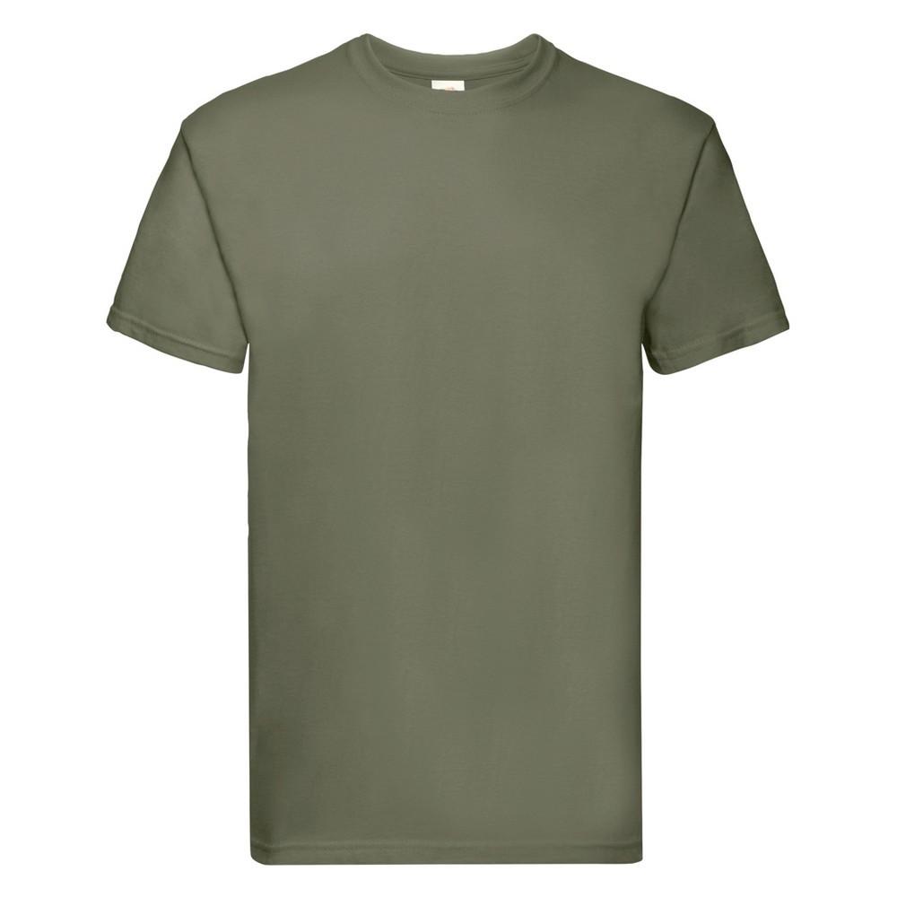 Image of Super Premium Tshirt Herren Olivegrün S