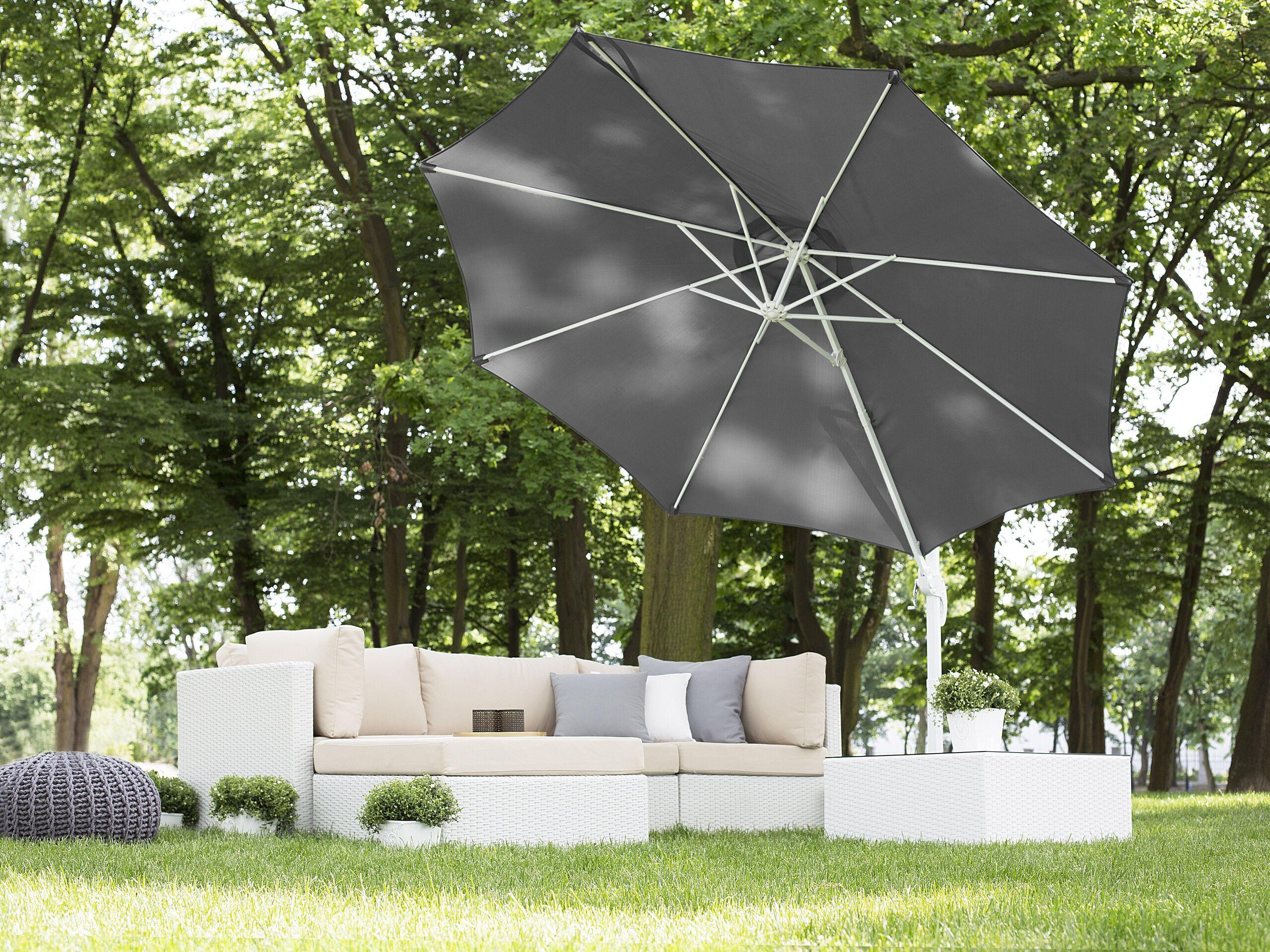 Beliani Parasol suspendu en Polyester SAVONA  