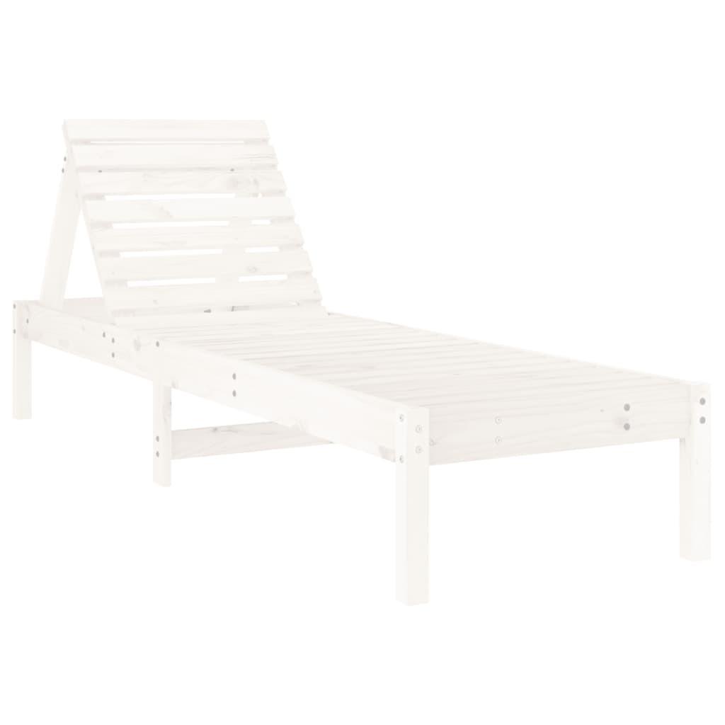 VidaXL Chaise longue bois  