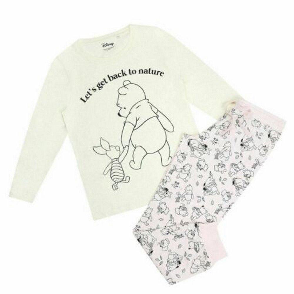 Image of Lets Get Back To Nature Schlafanzug Mit Langer Hose Unisex Pink M