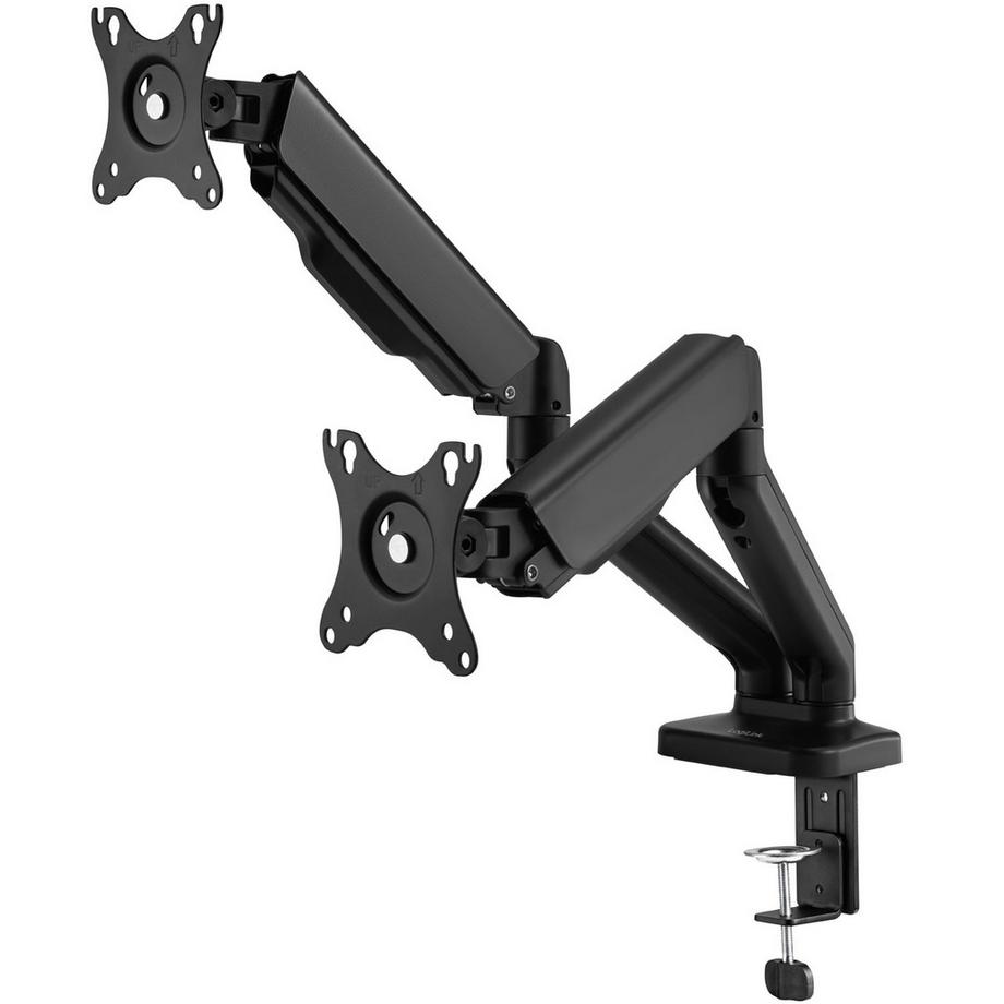 LogiLink  Monobraccio doppio con molla 17"-32" Nero 