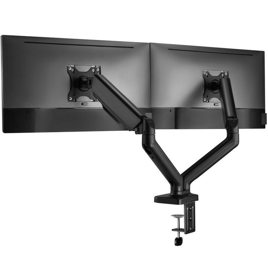 LogiLink  Monobraccio doppio con molla 17"-32" Nero 