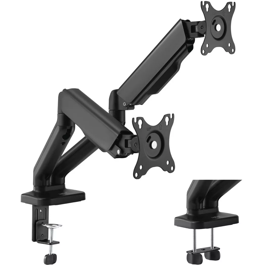 LogiLink Dual Monitor mount, 17-32, steel, spring-assisted