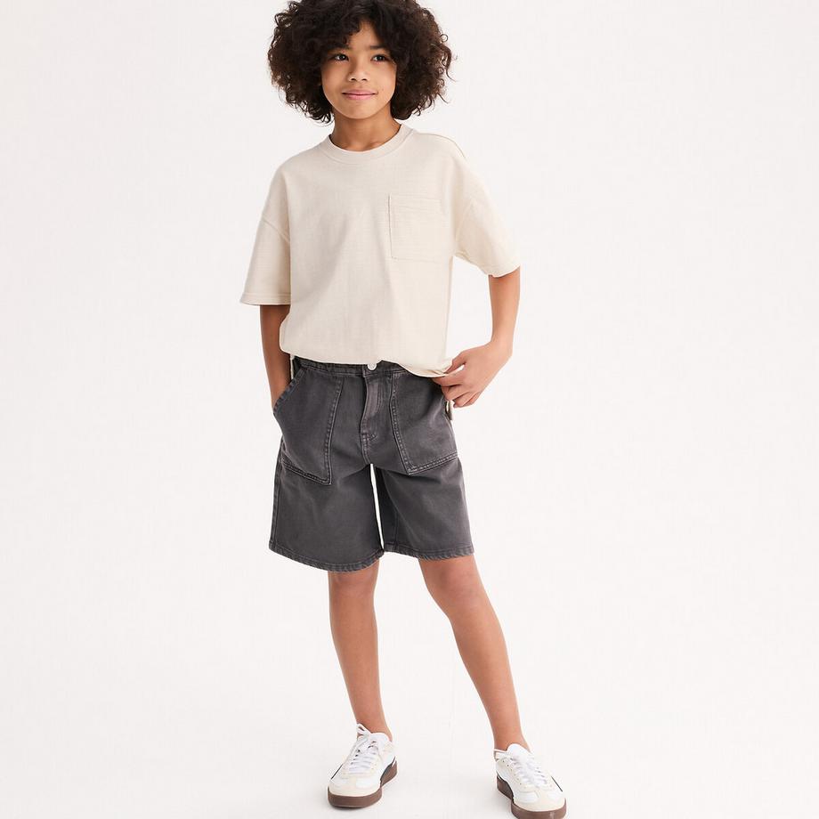 Bermuda-Shorts mit Dehnbund