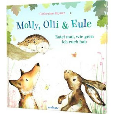 Molly, Olli & Eule 2: Ratet mal, wie gern ich euch hab Rayner, Catherine; Rayner, Catherine (Illustrationen); Tress, Sylvia (Übersetzung) Couverture rigide 