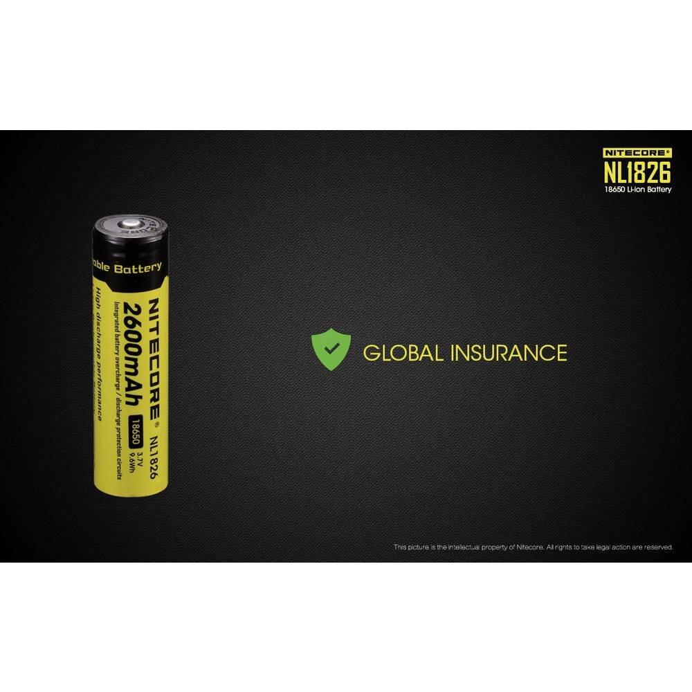 NITECORE  18650 LiIon-Akku 2600 mAh 