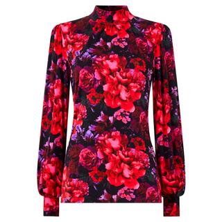 Joe Browns  Florales Jersey-Top mit Trichterausschnitt 