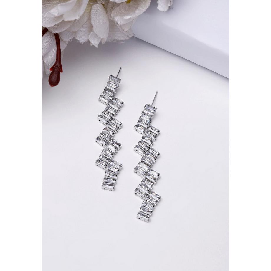 AVANT-GARDE PARIS  Elegante Zickzack-Ohrringe 