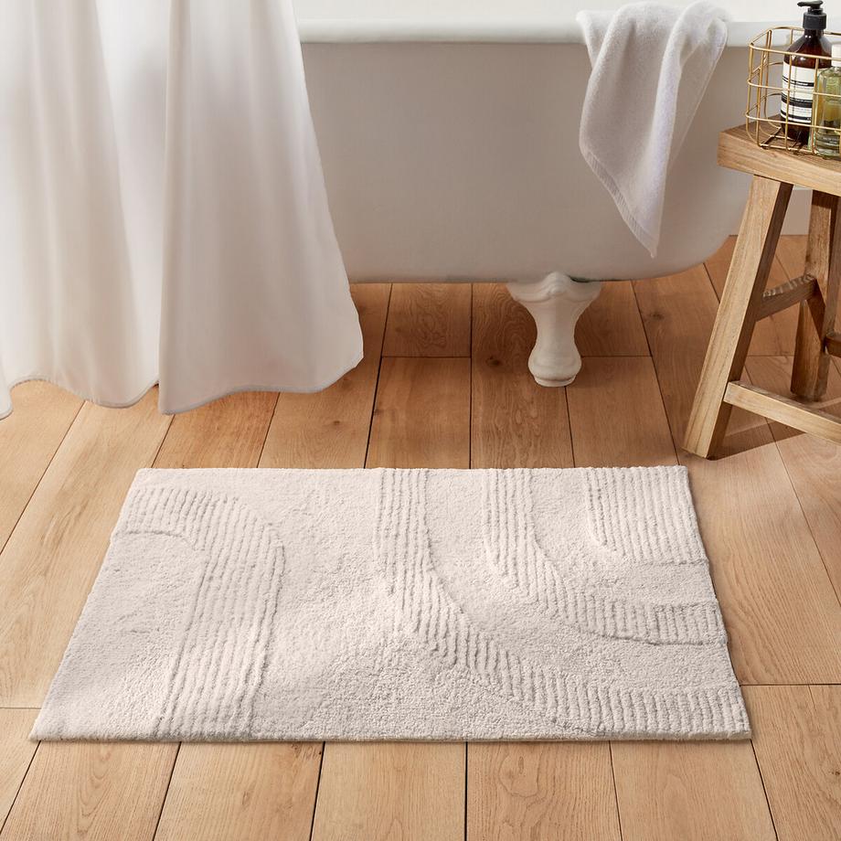 Tapis de bain coton tufté 1600 g/m2