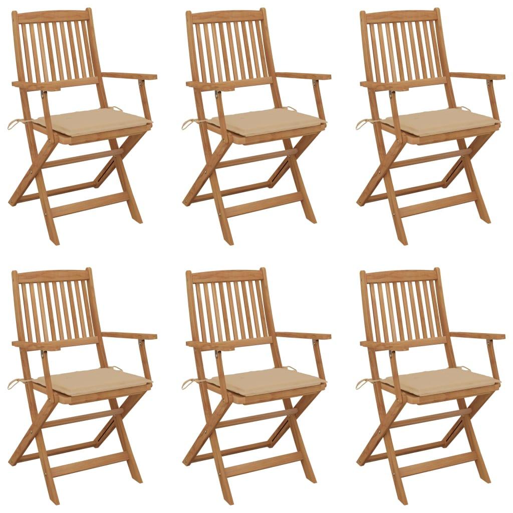 VidaXL Gartenstuhl akazienholz  