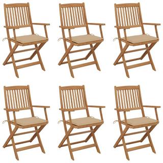 VidaXL Gartenstuhl akazienholz  