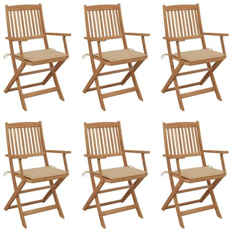 VidaXL Gartenstuhl akazienholz  