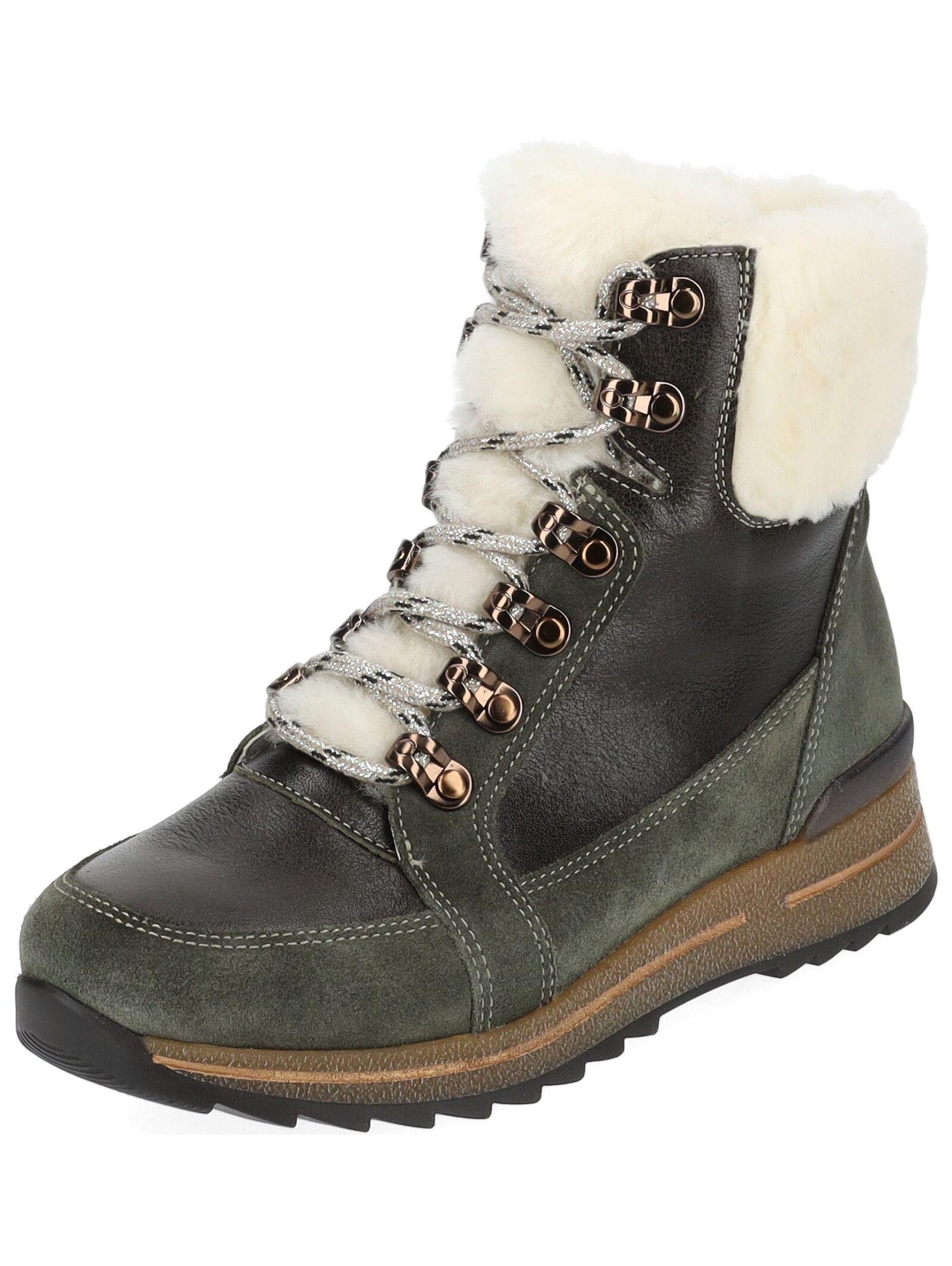 Image of Stiefelette 12-24599 Damen Waldgrün 41.5